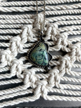 Load image into Gallery viewer, Desert bloom variscite pendant necklace