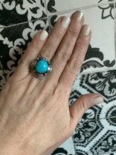 Load image into Gallery viewer, Turquoise sunset ring