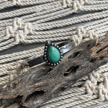 Load image into Gallery viewer, Turquoise tear cuff bracelet