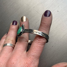 Load image into Gallery viewer, Turquoise tear cuff bracelet