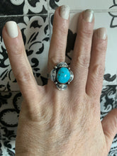 Load image into Gallery viewer, Turquoise sunset ring