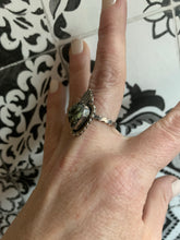Load image into Gallery viewer, Desert bloom variscite sacred heart ring