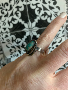 The turquoise leaf ring III