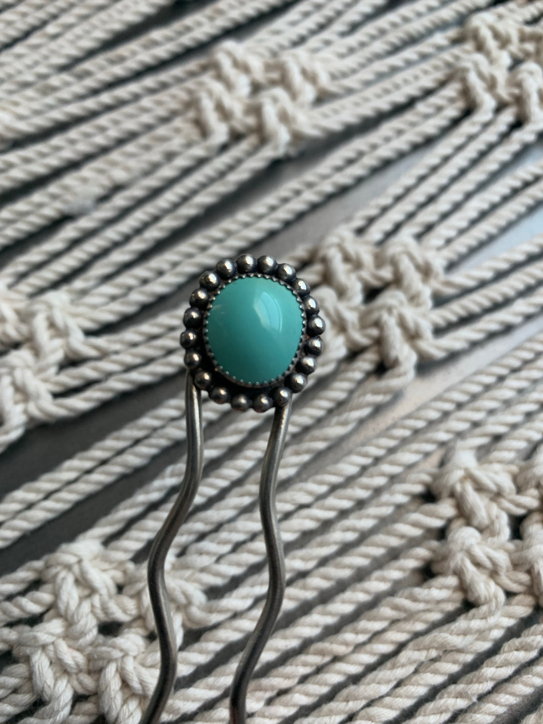 Turquoise hair pin