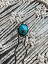 Load image into Gallery viewer, Turquoise hair pin
