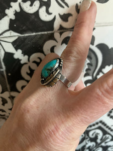 The turquoise leaf ring II