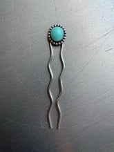 Load image into Gallery viewer, Turquoise hair pin
