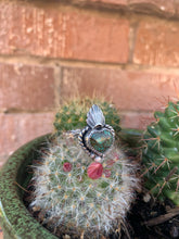 Load image into Gallery viewer, Turquoise sacred heart ring
