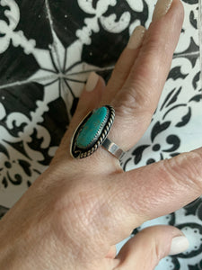 The turquoise leaf ring I