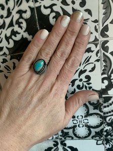 The turquoise leaf ring III