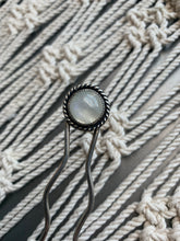 Load image into Gallery viewer, Moonstone sterling silver hair pin
