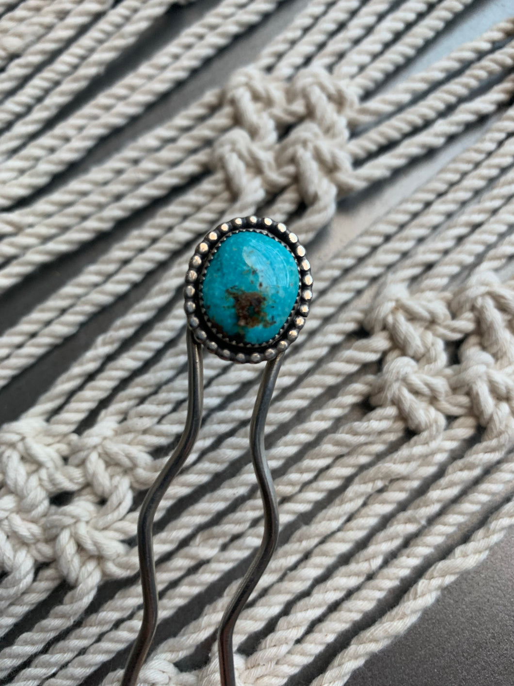Turquoise hair pin